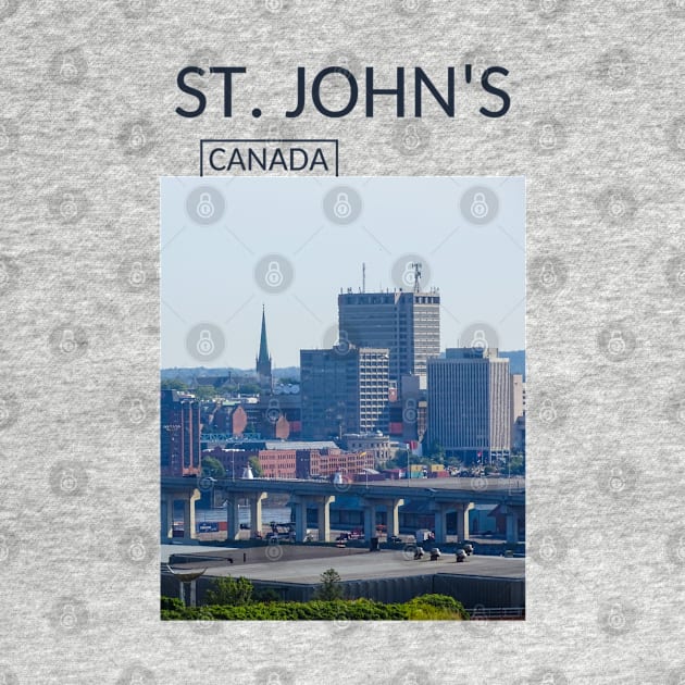 St Johns Newfoundland and Labrador Canada Gift for Canadian Canada Day Present Souvenir T-shirt Hoodie Apparel Mug Notebook Tote Pillow Sticker Magnet by Mr. Travel Joy